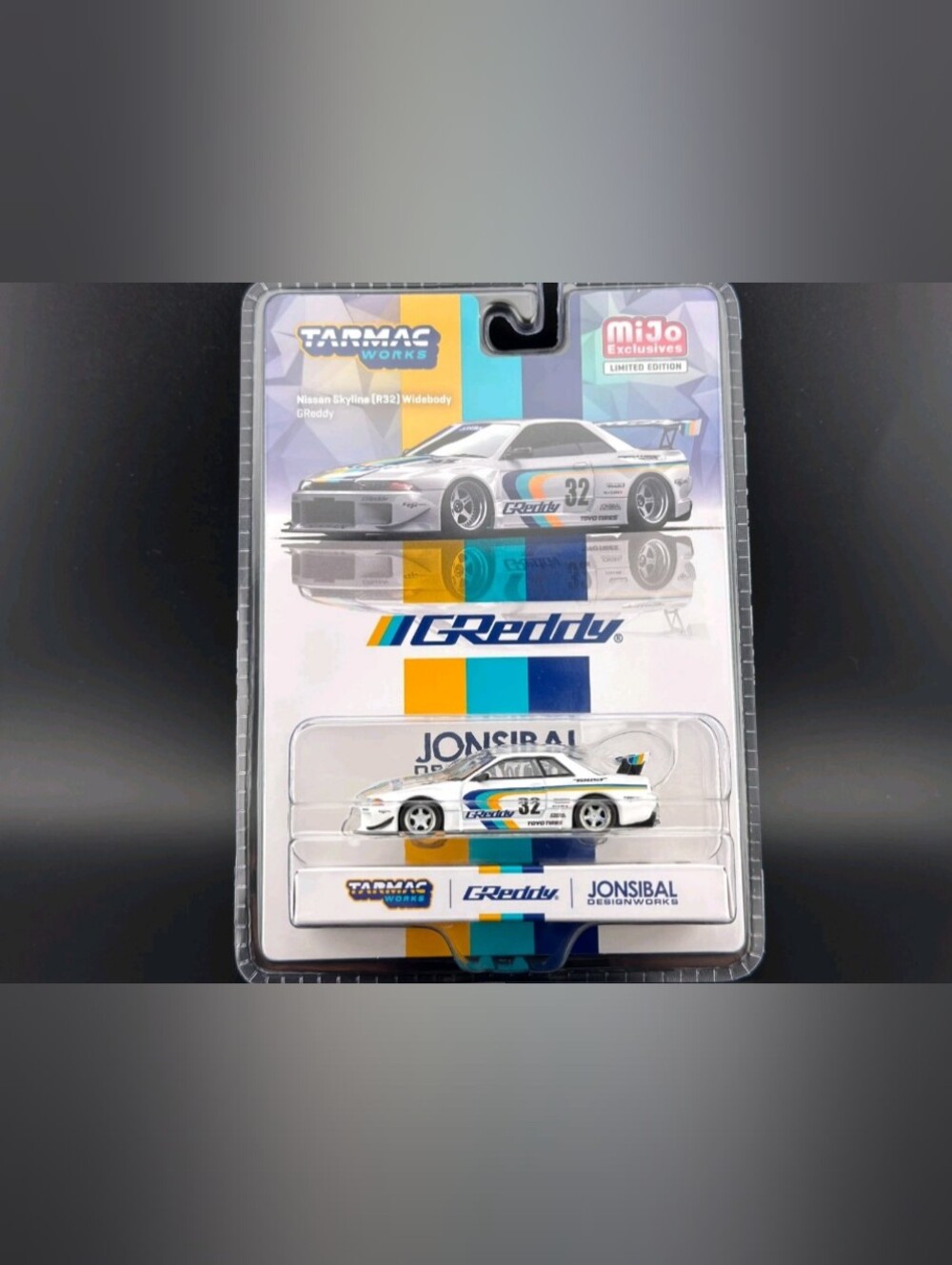 Tarmac GReddy Nissan Skyline R32 Widebody - White